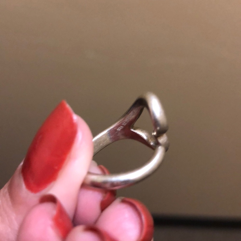 Tiffany heart silver ring